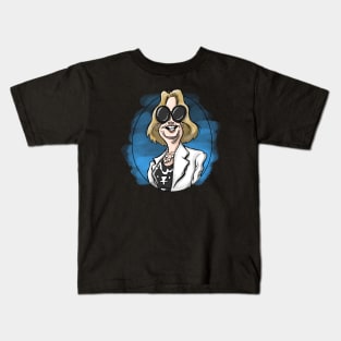 Lady in a white jacket Kids T-Shirt